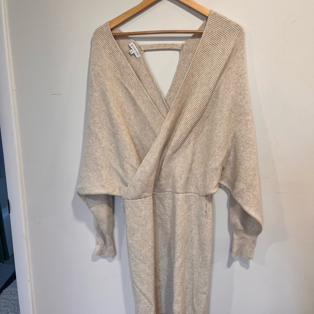 Gianni Bini Beige Knit Dress